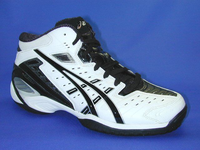 【赤字覚悟！期間限定セール！】32cmあり！最高峰バーストシリーズ！使いやすい白黒カラー！asics GELBURST 2【TBF668 0190】29.5、30、32cm 箱付きデッドストック