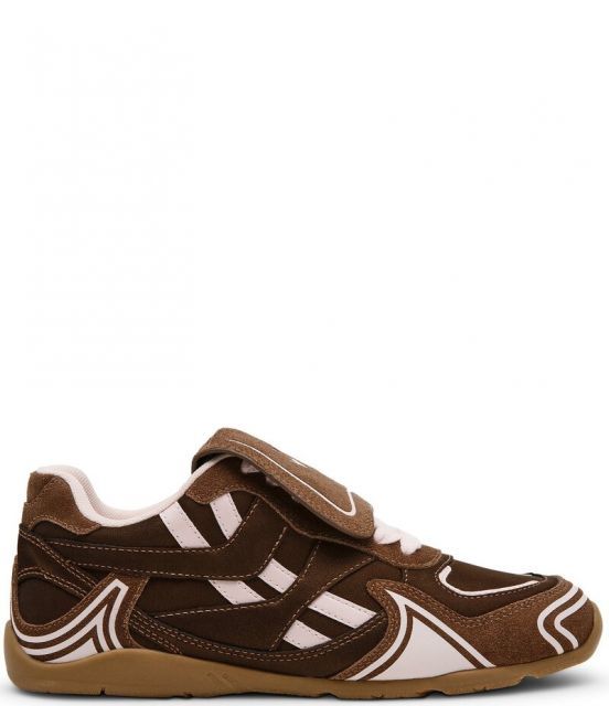 【送料無料】 スティーブ マデン レディース カジュアルパンツ ボトムス Optimus Suede Low-Top Sneakers Brown/Multi