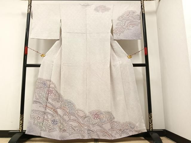 平和屋着物○名門 藤娘きぬたや・総絞り 振袖 霞吉祥花