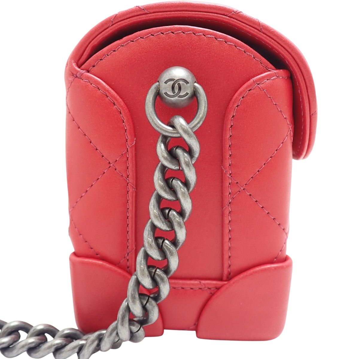 CHANEL バニティバックココマーク　レッド CHANEL Pre-Owned 1995 ハート バニティバッグ | レッド