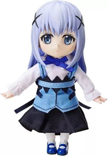 フィギュア　ちびっこドール チノ おこ顔セット 「ご注文はうさぎですか?」 ファニーナイツ通販サイト限定 中古】フィギュア ちびっこドール チノ おこ顔セット 「ご注文は
