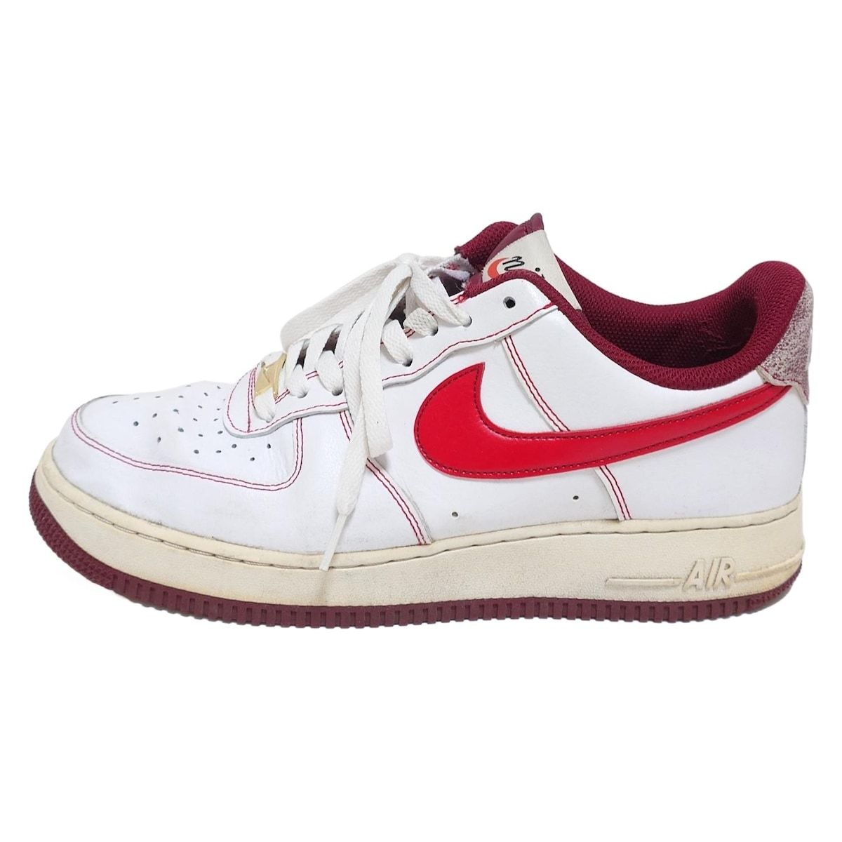 NIKE AIR シューズ 28cm ホワイト/レッド NIKE ランニングシューズ 28cm ホワイト/レッド｜Yahoo!フリマ