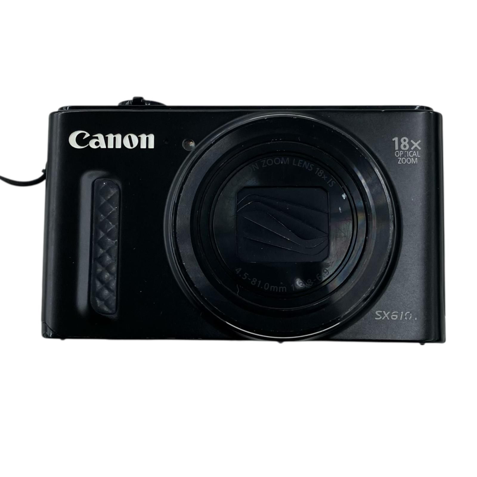 186000 現状品 canon キャノン コンパクトデジタルカメラ PowerShot SX610 HS PC2191 ブラック