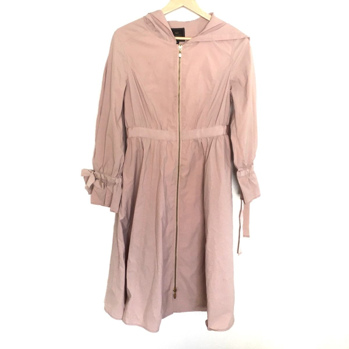TOCCA(トッカ) コート サイズ2 S レディース - ライトピンク 長袖/ジップアップ/春/秋