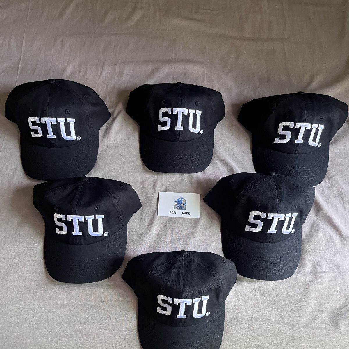 新品 ステューシー STUSSY キャップ 帽子 STU Arch Strapback