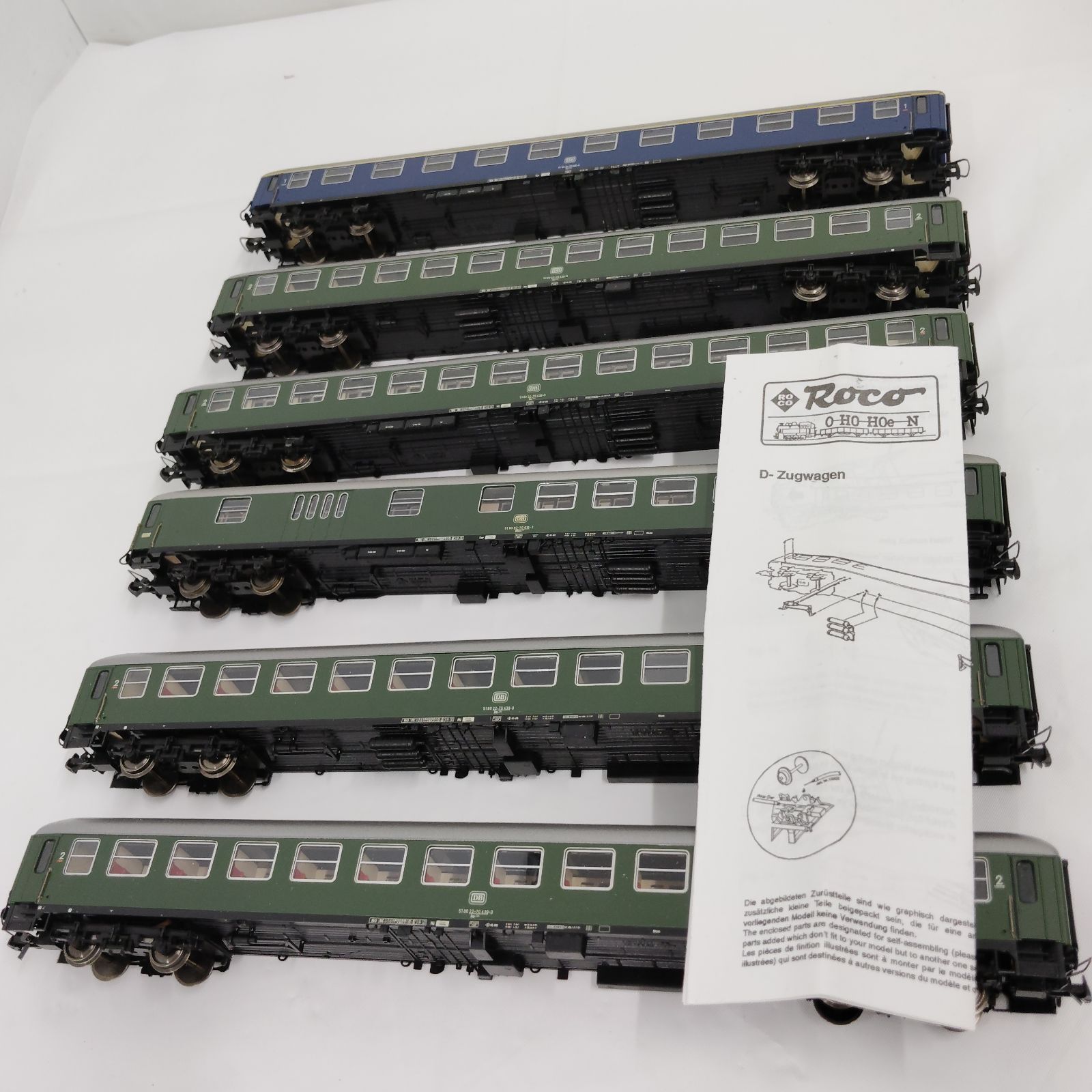 16940 ROCO 44752 HOゲージ 鉄道模型 6車両 ドイツ国鉄