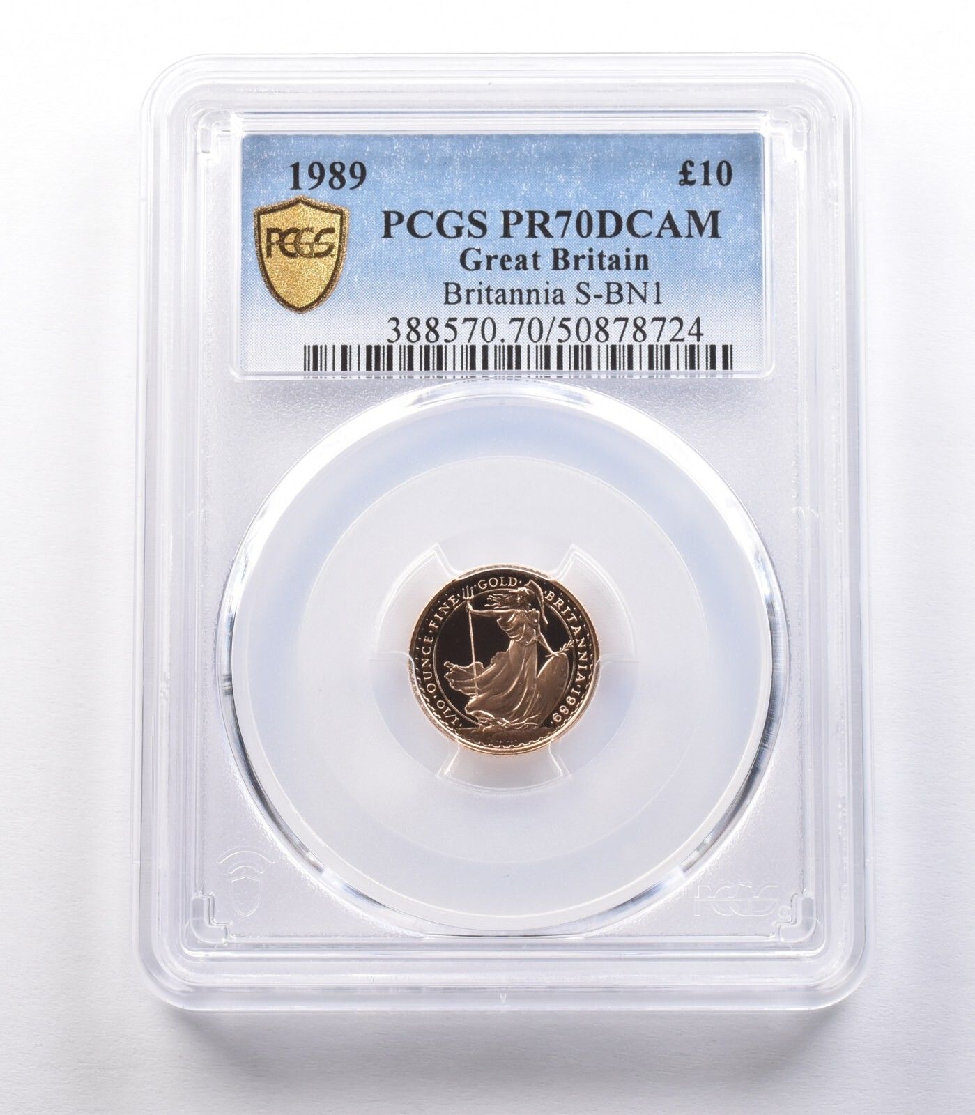 2011年 イギリス ブリタニア 10ポンド 金貨 PCGS PR70DCAM