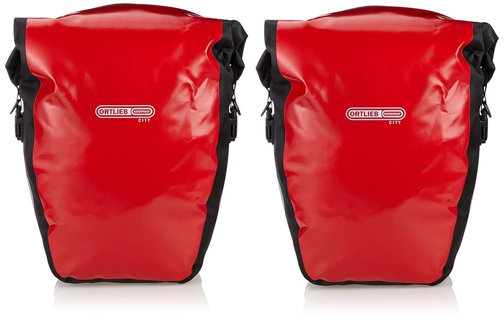 ORTLIEB オルトリーブ バックローラー シティ レッド 40L ペア サイドバッグ 並行輸入品 F5001