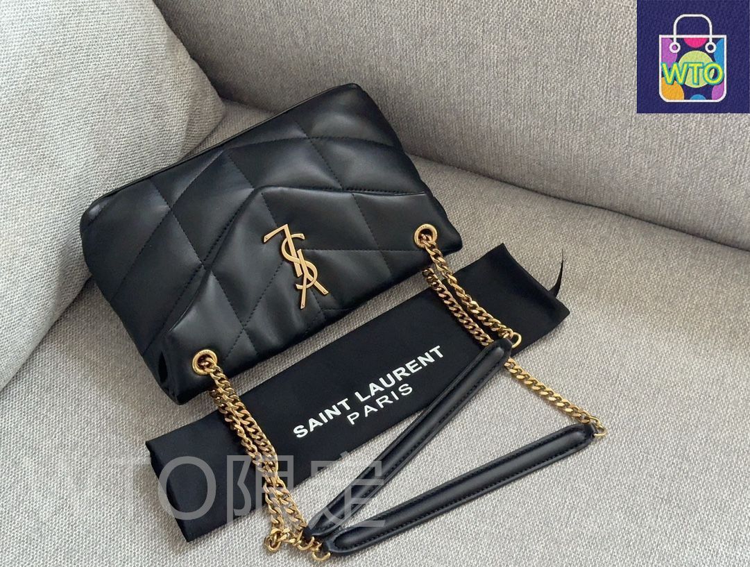 ✨未使用展示品✨　Yves Saint Laurent ビルポーチ　Vステッチ ✨未使用展示品✨Yves Saint Laurent ビルポーチVステッチ