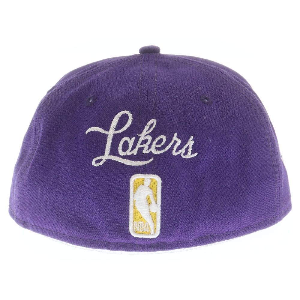 NEW ERA (ニューエラ) LA LAKERS ロサンゼルス レイカーズ ロゴ刺繍 6パネルキャップ 帽子 パープル