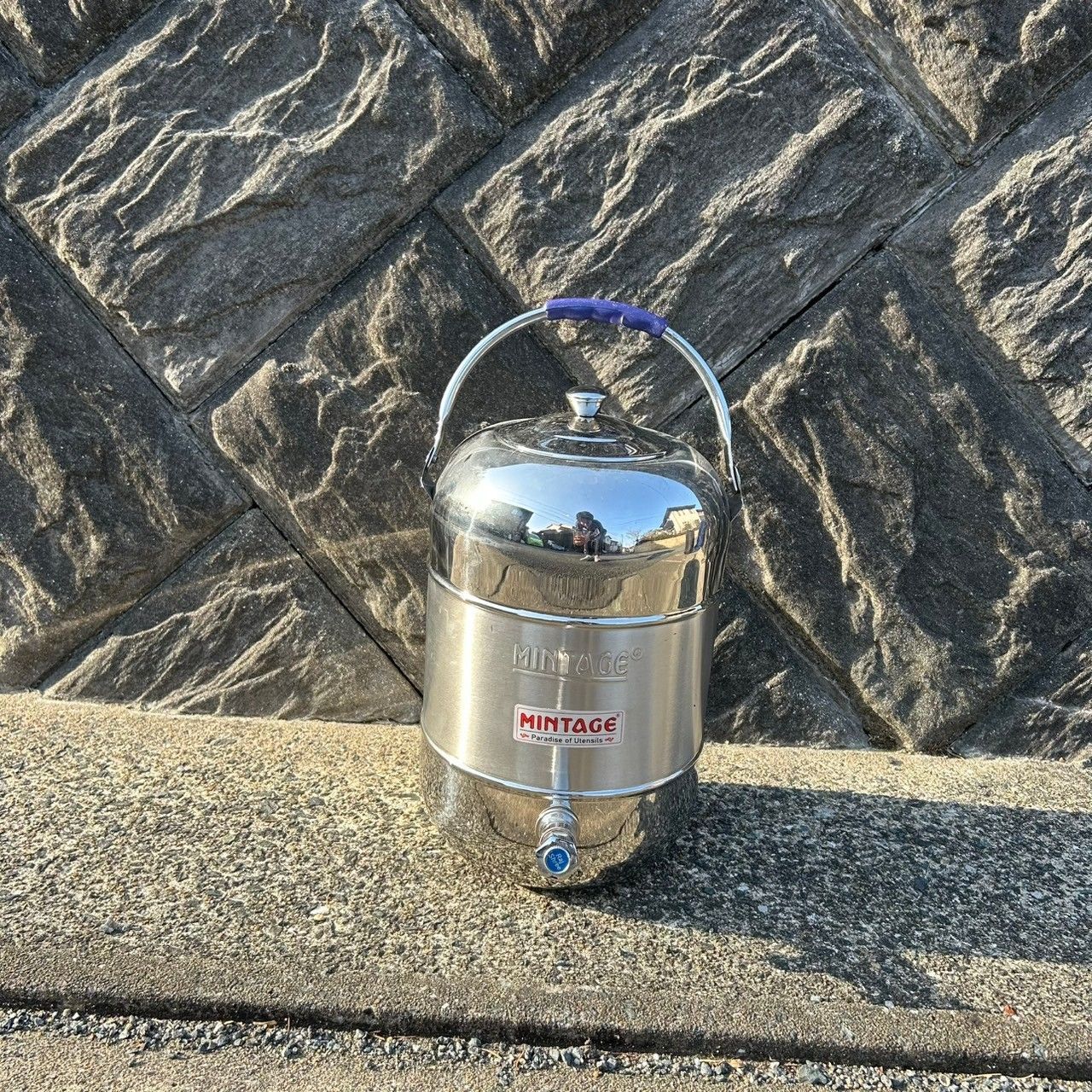 MINTAGE ステンレススチール ウォータージャグ キャンプ用品 アウトドア用品