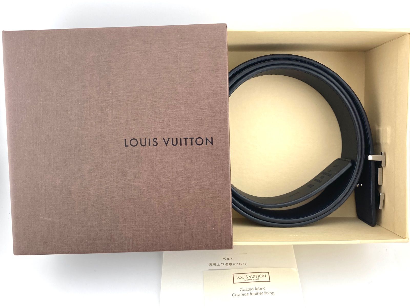 LOUIS VUITTON ルイヴィトン エクリプス サンチュール LVイニシャル 90