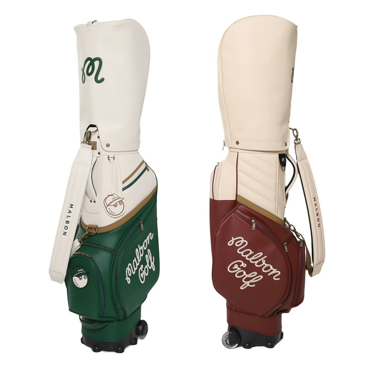 マルボン ゴルフ キャディバッグ キャスター型 新品未使用品 グリーン