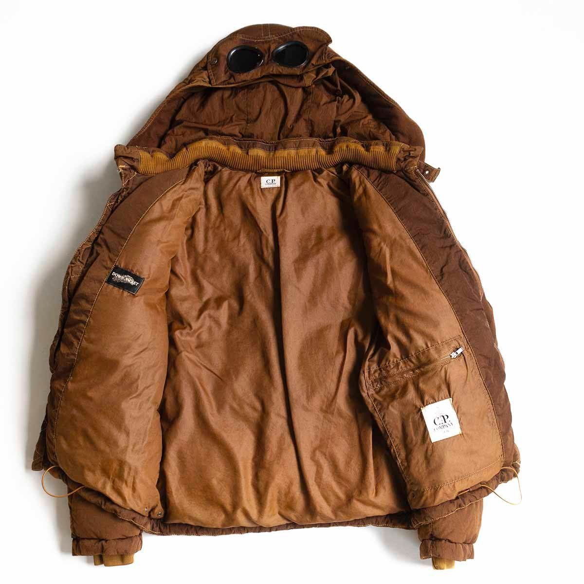 極美品】C.P. COMPANY【FROST DYED GOGGLE DOWN JACKET】46 ゴーグル