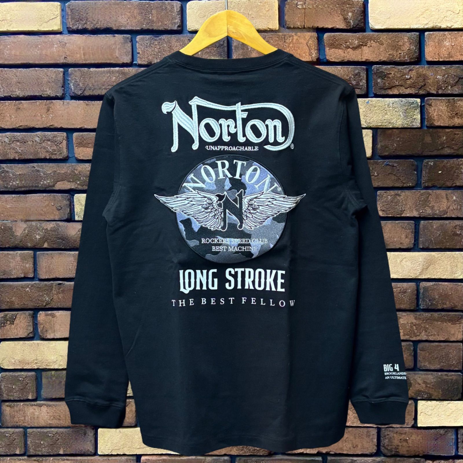 新品 191N8101 ノートン Norton 迷彩 バックルベルト 日本製 牛革 ベルト レザー茶色 ブラウン メンズ 新品新品 191N8101 ノートン Norton 迷彩 バックルベルト 日本製