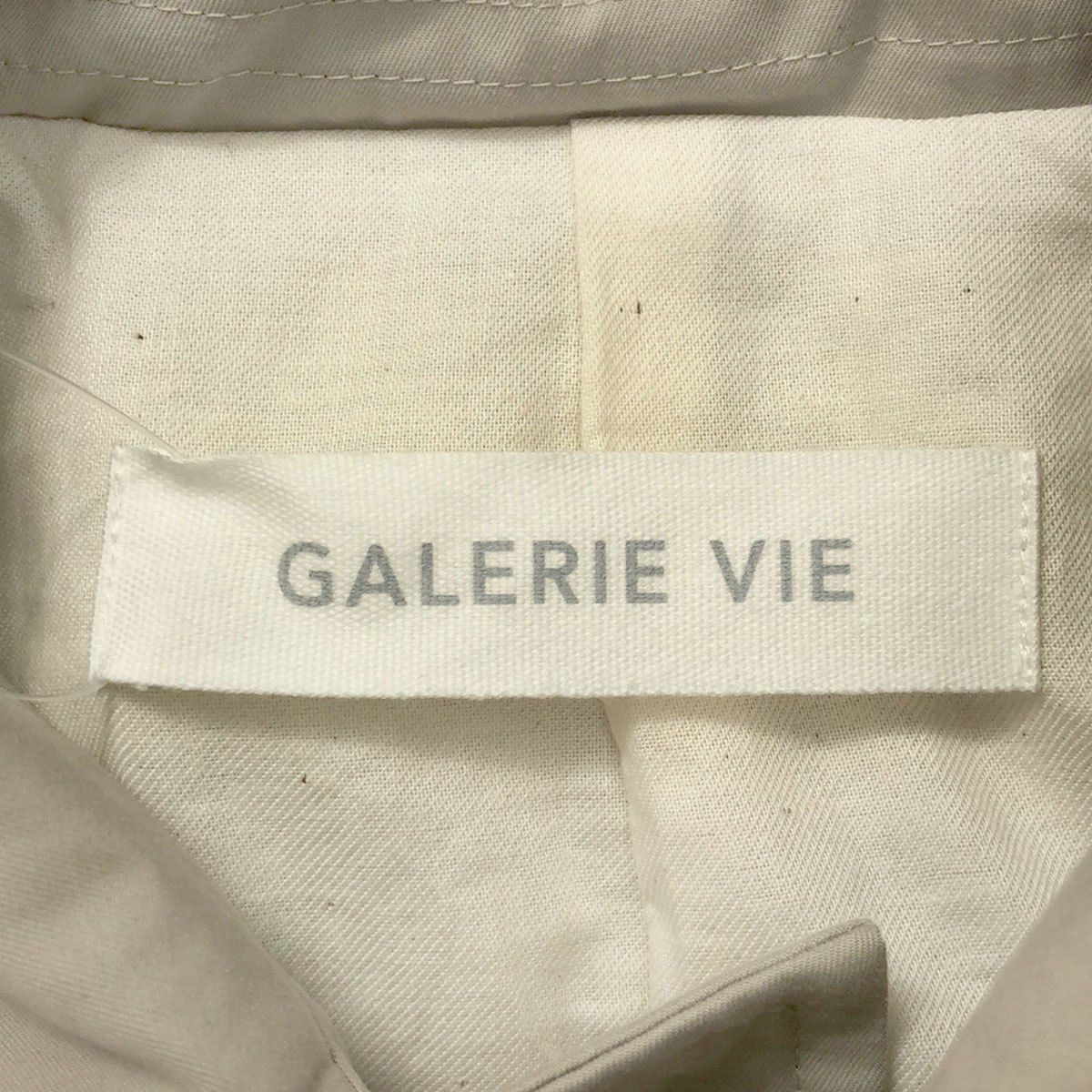 GALERIE VIE ギャルリー ヴィー パウダーコットンツイルダウンステン 