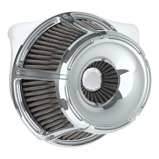 ARLEN NESS inverted air cleaner kit Slot Track. Chrome | 960374