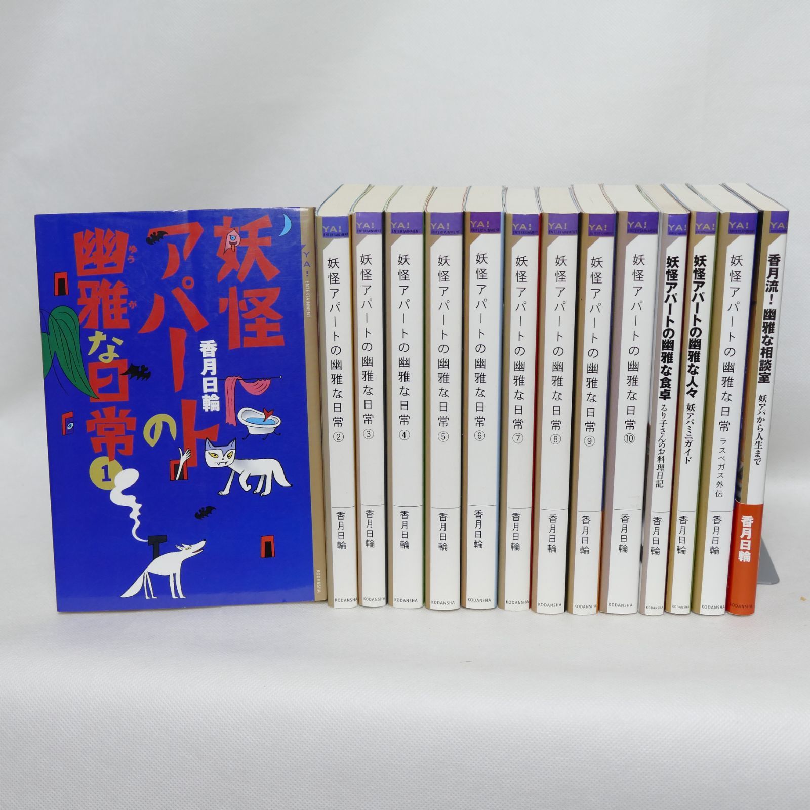 □小説 妖怪アパートの幽雅な日常 本編全10巻・他4巻セット - 柳生橋