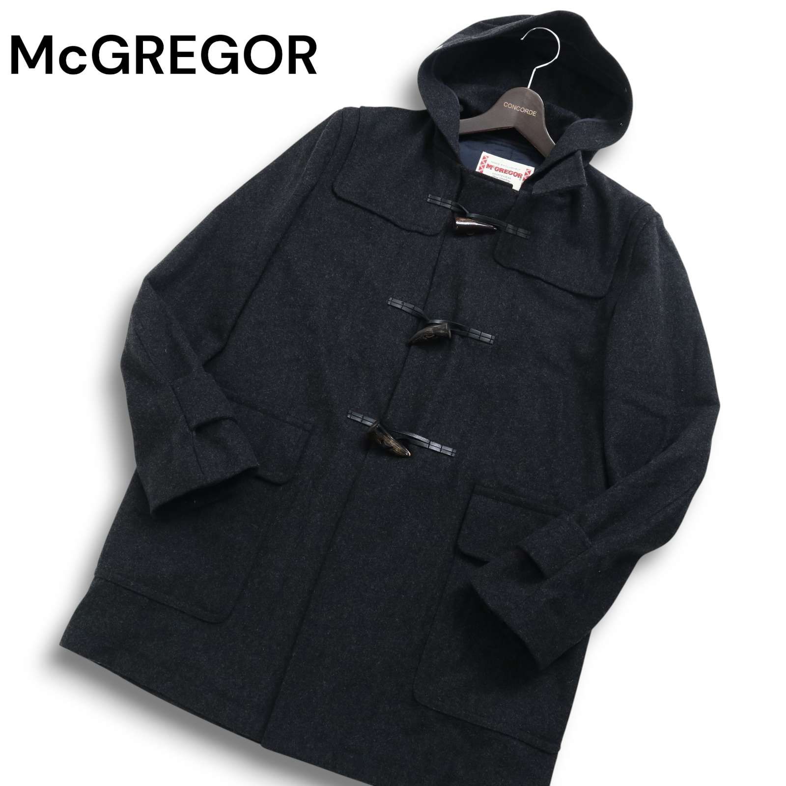 McGREGOR マクレガー 秋冬☆ メルトン ウール ダッフル コート Sz.M