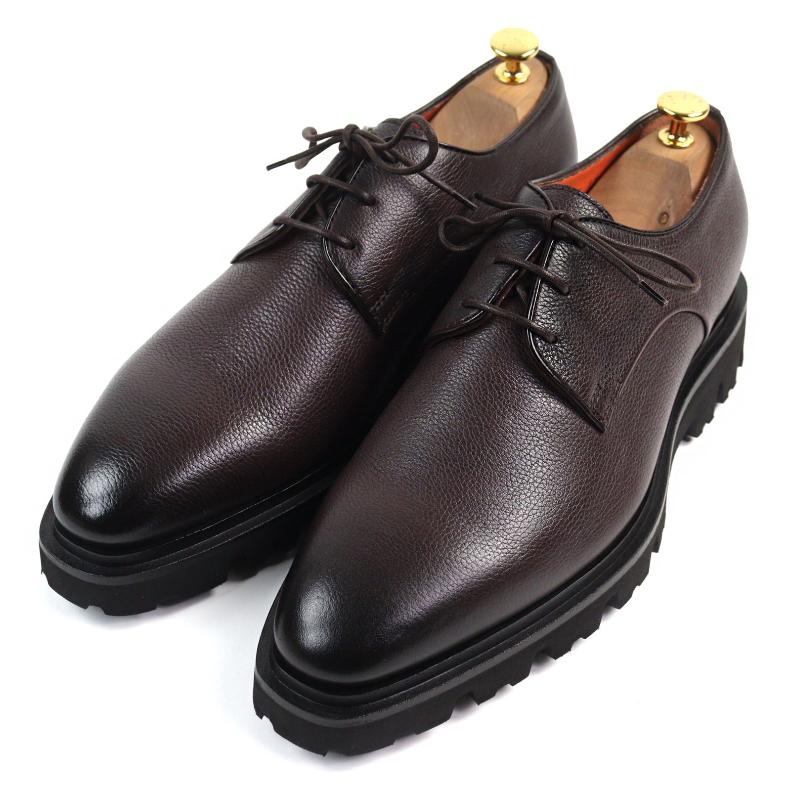 新品 Santoni サントーニ GOOD YEAR製法 編み込みレザーシューズ グッドルッキングなグッドイヤーサントーニ。santoni(サントーニ