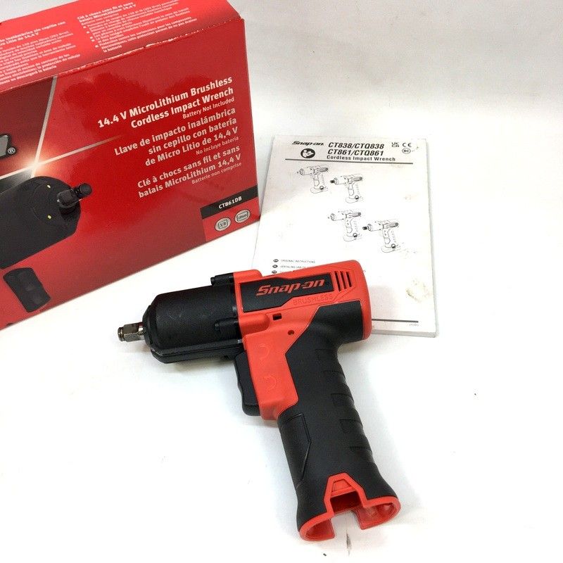 Snap-on スナップオン コードレスインパクトレンチキット CT861 本体のみ 14.4V 3|8 電動工具 △ DW3524