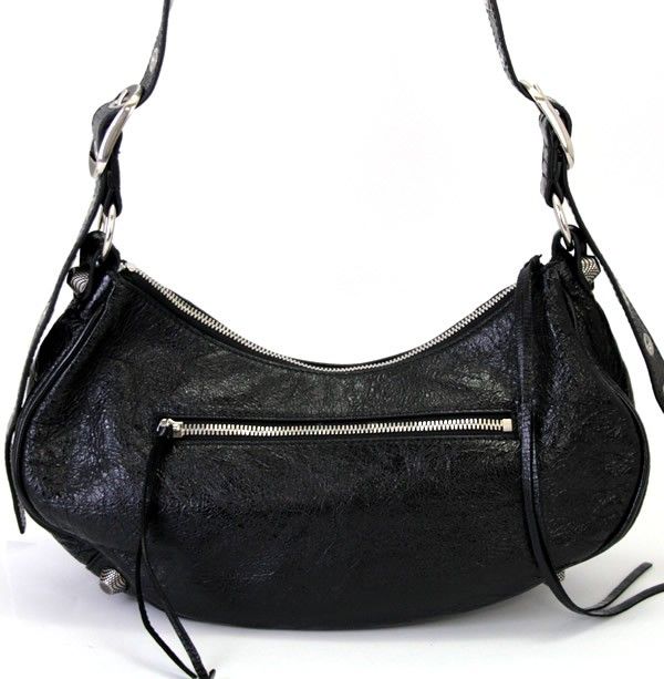 BALENCIAGA(バレンシアガ) ショルダーバッグ ル・カゴール スモールショルダーバッグ 671307 黒 レザー バレンシアガ ショルダーバッグ ル・カゴール S レザー 671307