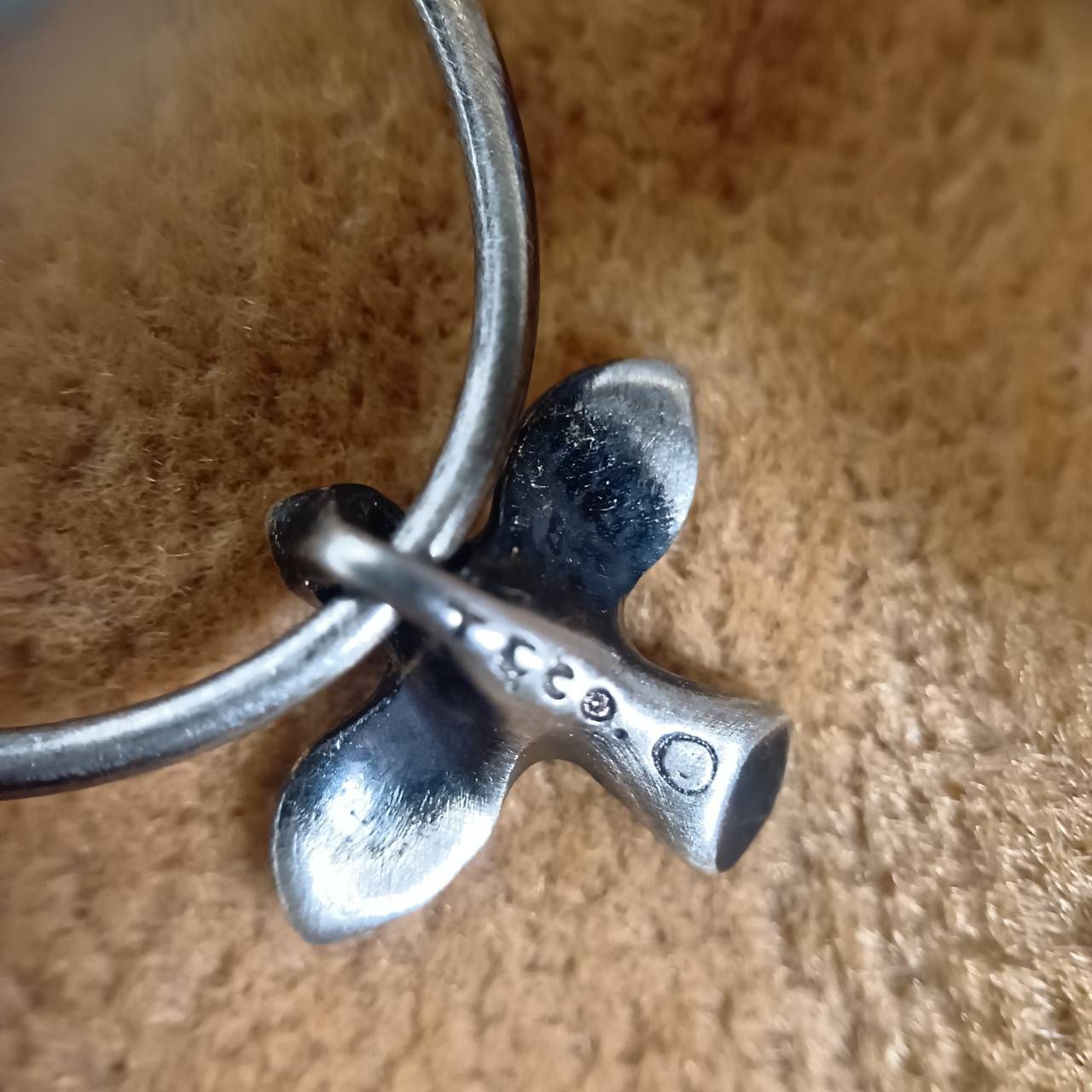 SA2【中古品】Tiffany ティファニー バードクロス リング