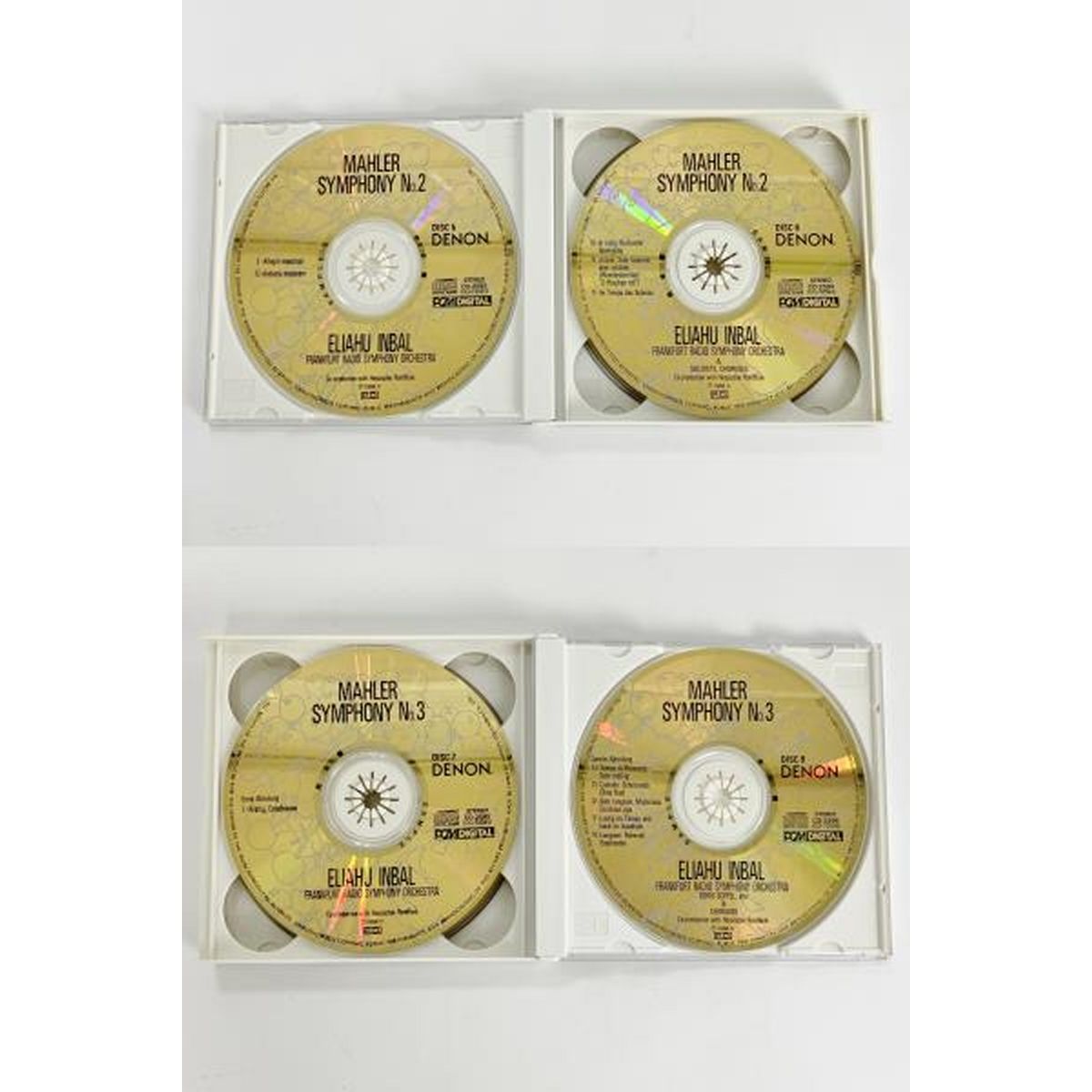 DENON 00CO-2589-604 インバル マーラー 交響曲全集 CD 16枚組