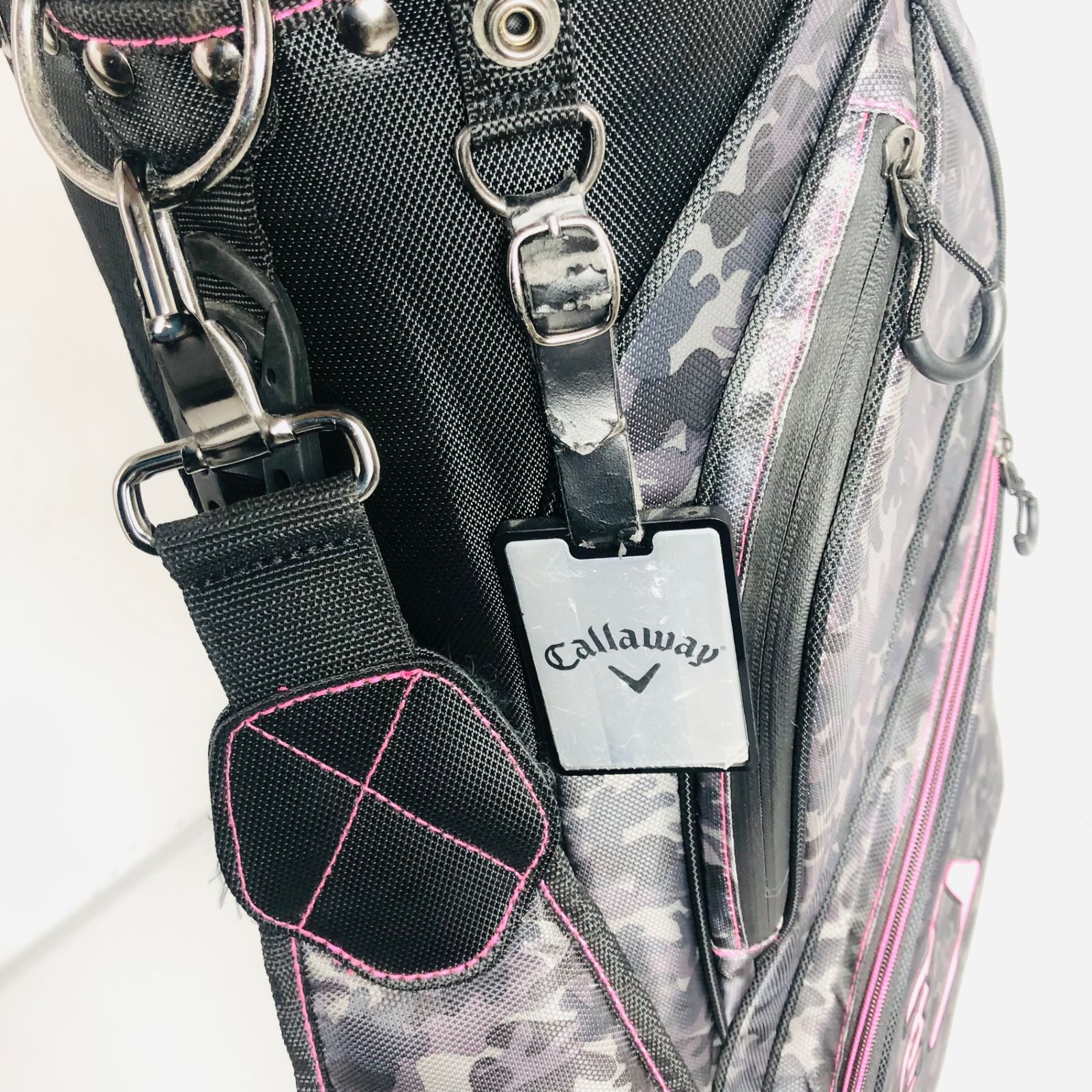 美品 Callaway キャロウェイ カモフラベアー キャディバッグ
