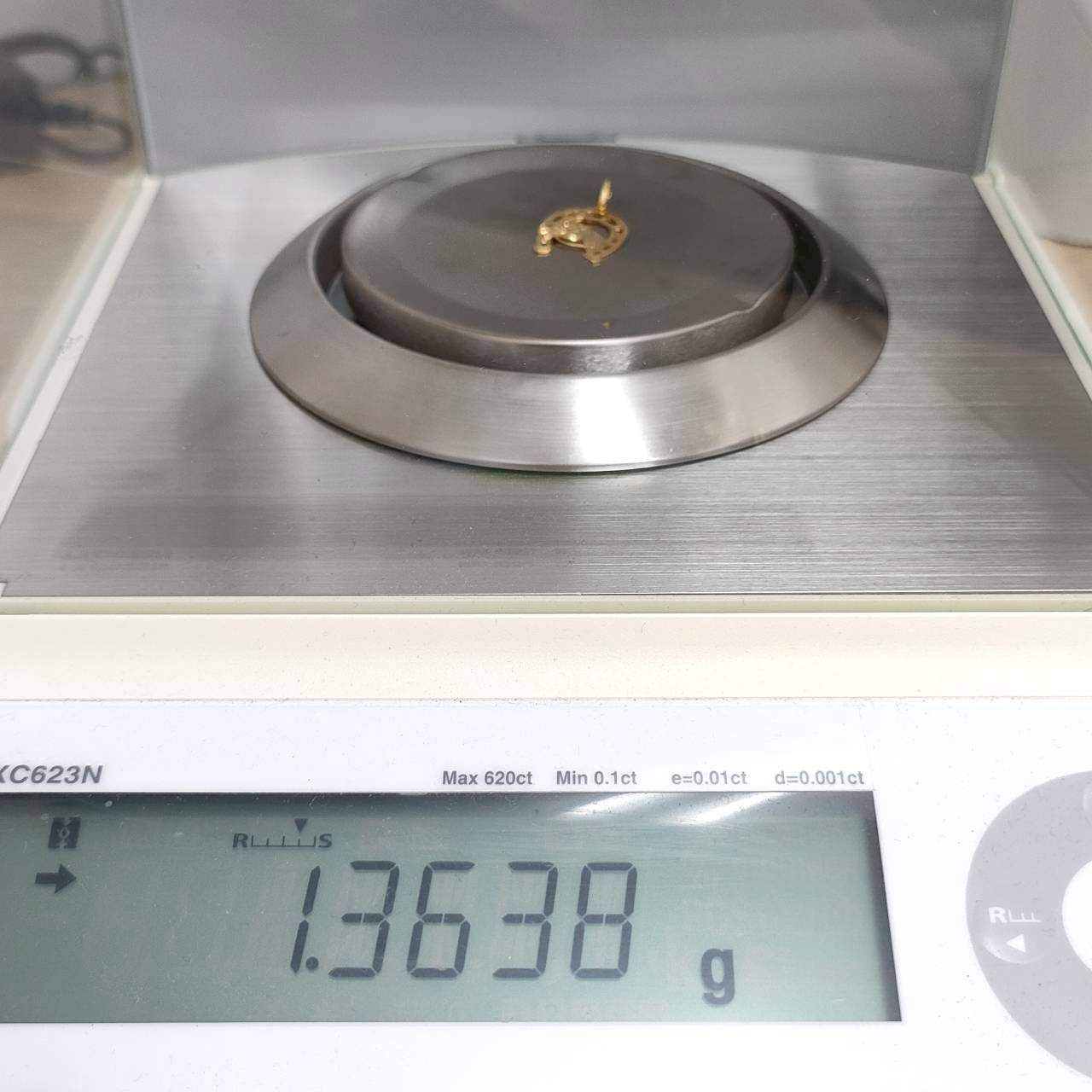 18金 K18 男女兼用 馬 ホース ネックレストップ 1.36ｇ D323 FORTGASGNV_COM_BR