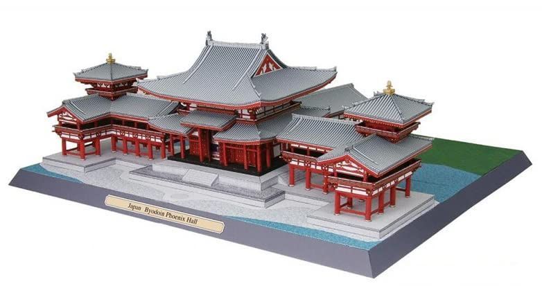 Style:平等院鳳凰堂 3D 組み立て模型 ペーパークラフト 世界の歴史的建造物 (平等院鳳凰堂)