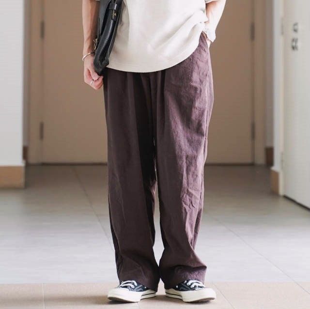 VIN/WL SUPER BAGGY TAPERED PANTS/パンツ steven alan SUPER BAGGY