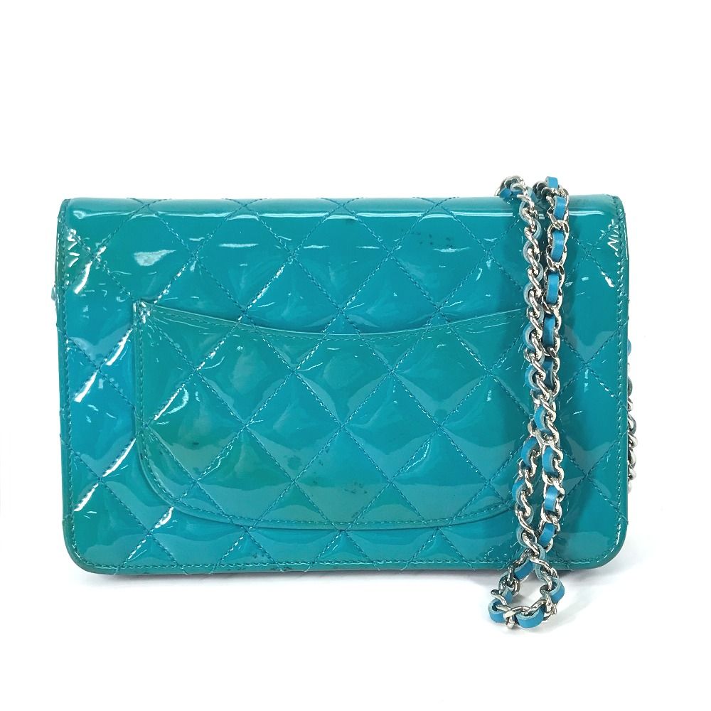 CHANEL シャネル ショルダーバッグ マトラッセ キルティング エナメル