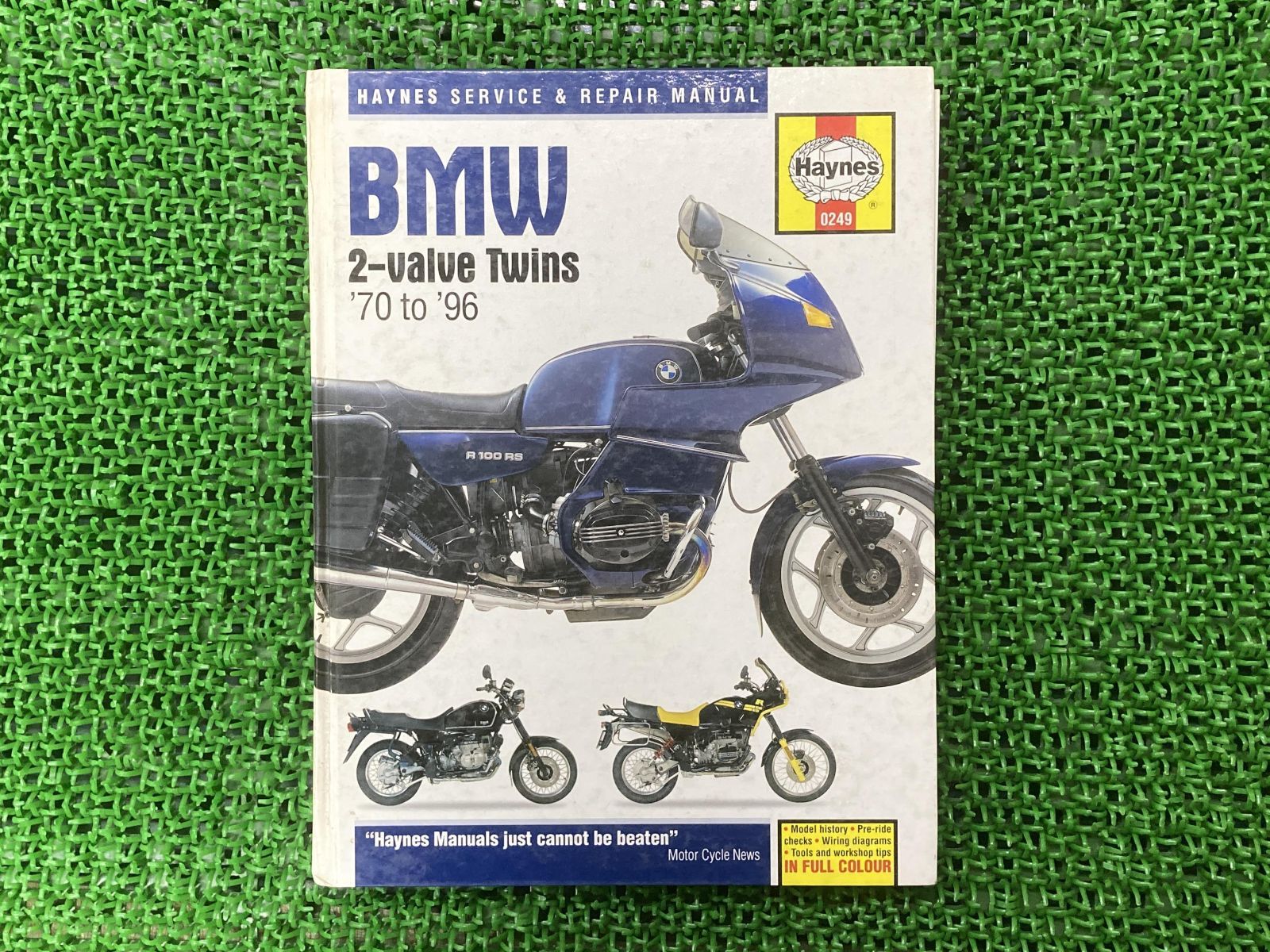 BMW1970-1996 取扱説明書 249-280-9Y10 Haynes 社外 中古 バイク 部品 配線図有り 2-ValveTwins  OHVボクサー