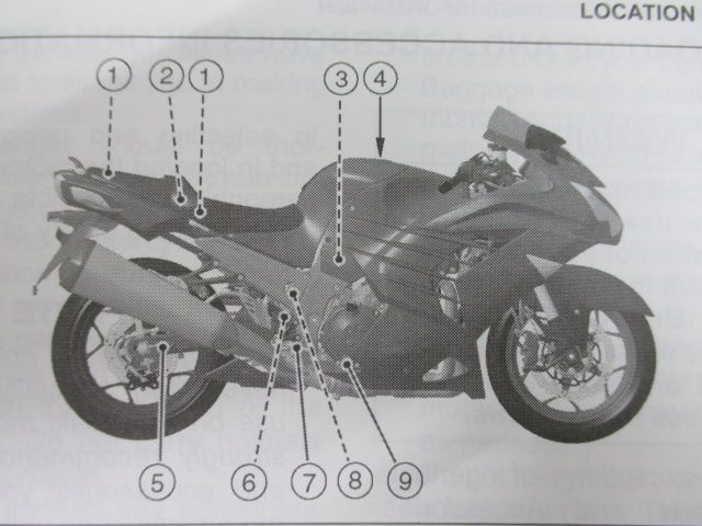 ZX-14R ZZ-R1400 ABS 取扱説明書 1版 カワサキ 正規 中古 バイク 整備書