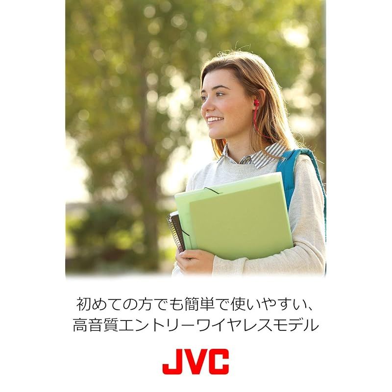 JVC 防滴仕様ワイヤレスヘッドホン Bluetooth 簡単 ブラック HA-FX27BT-B 1 - メルカリ