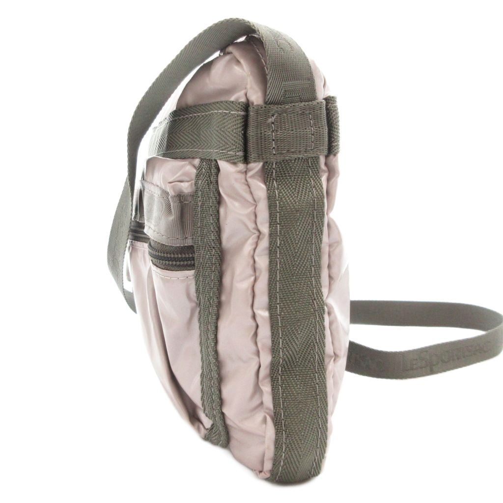 レスポートサック ショルダーバッグ 肩掛け 斜め掛け ナイロン ライトグレー系 レスポートサック LesportSAC ショルダーバッグ 斜め掛け クロス