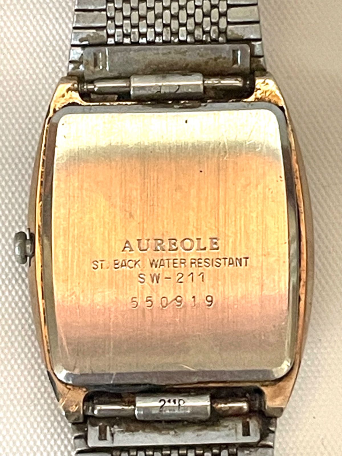 AUREOLE SW-211 オレオール 腕時計 スイス 製ゴールド 現状品 AUREOLE SW-211 オレオール 腕時計 スイス 製ゴールド 現状品