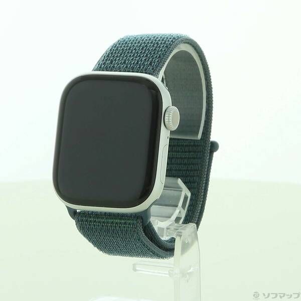 〔 品〕 Apple Watch Series 10 GPS Cellular 42mm シルバーアルミニウムケース レイクグリーンスポーツループ 251