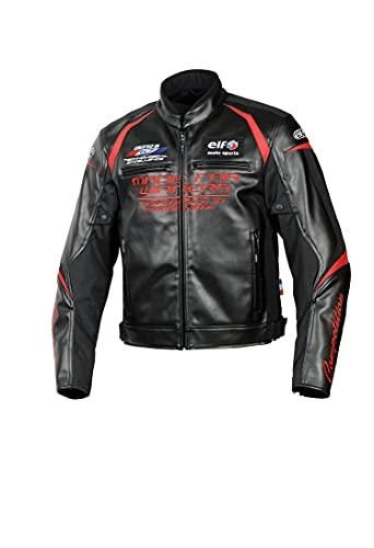 4営業日で発送 エルフ ELF ELF EJ-W108 エヴォルツィオーネPUレザーJKT BK＆RD WL EJ-W108 BK＆RD WL