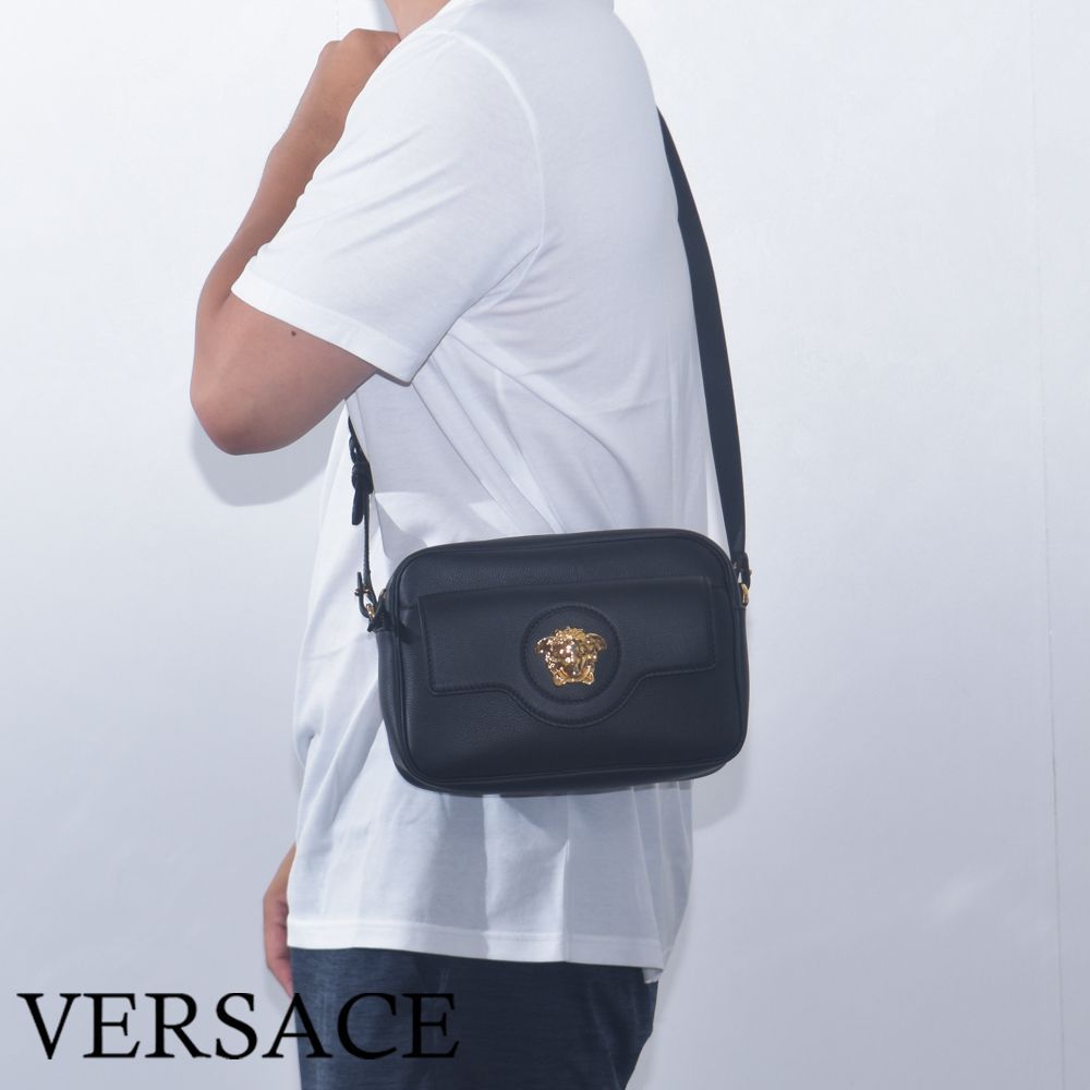 Versace ラ メドゥーサ ショルダーバッグ | ブラック | FARFETCH JP