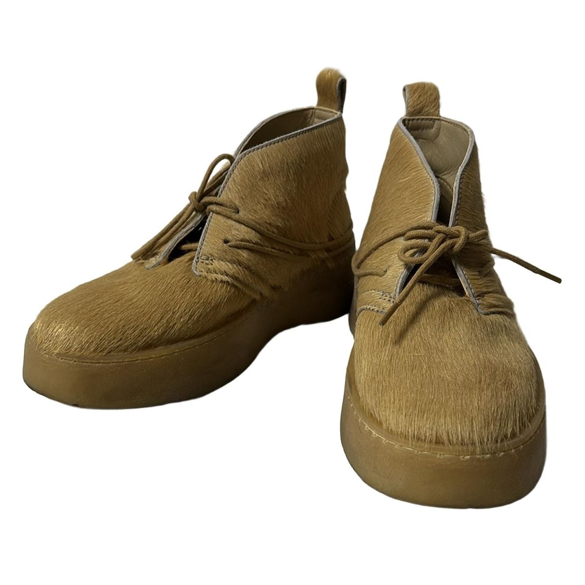 Clarks クラークス ショートブーツ 37 レディース - ベージュ ZARA コラボ|インソール取外し可