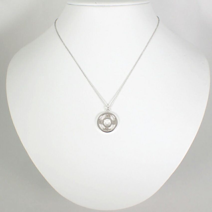 ティファニー 925 オープンアトラス メダリオン ペンダント//g508-63  