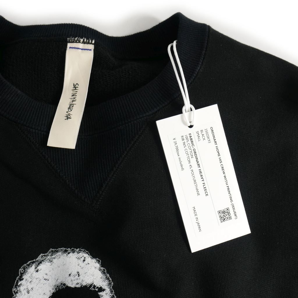 シンヤコズカ SHINYA KOZUKA 25AW Ordinary Home His Crew With