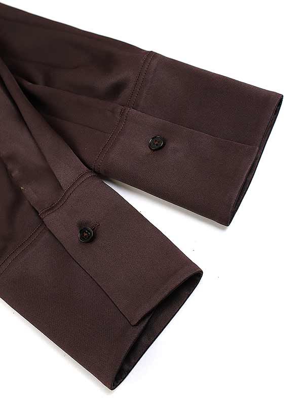 JIL SANDER ジルサンダー 22AW ポインテッドカラー シルク ブラウス 