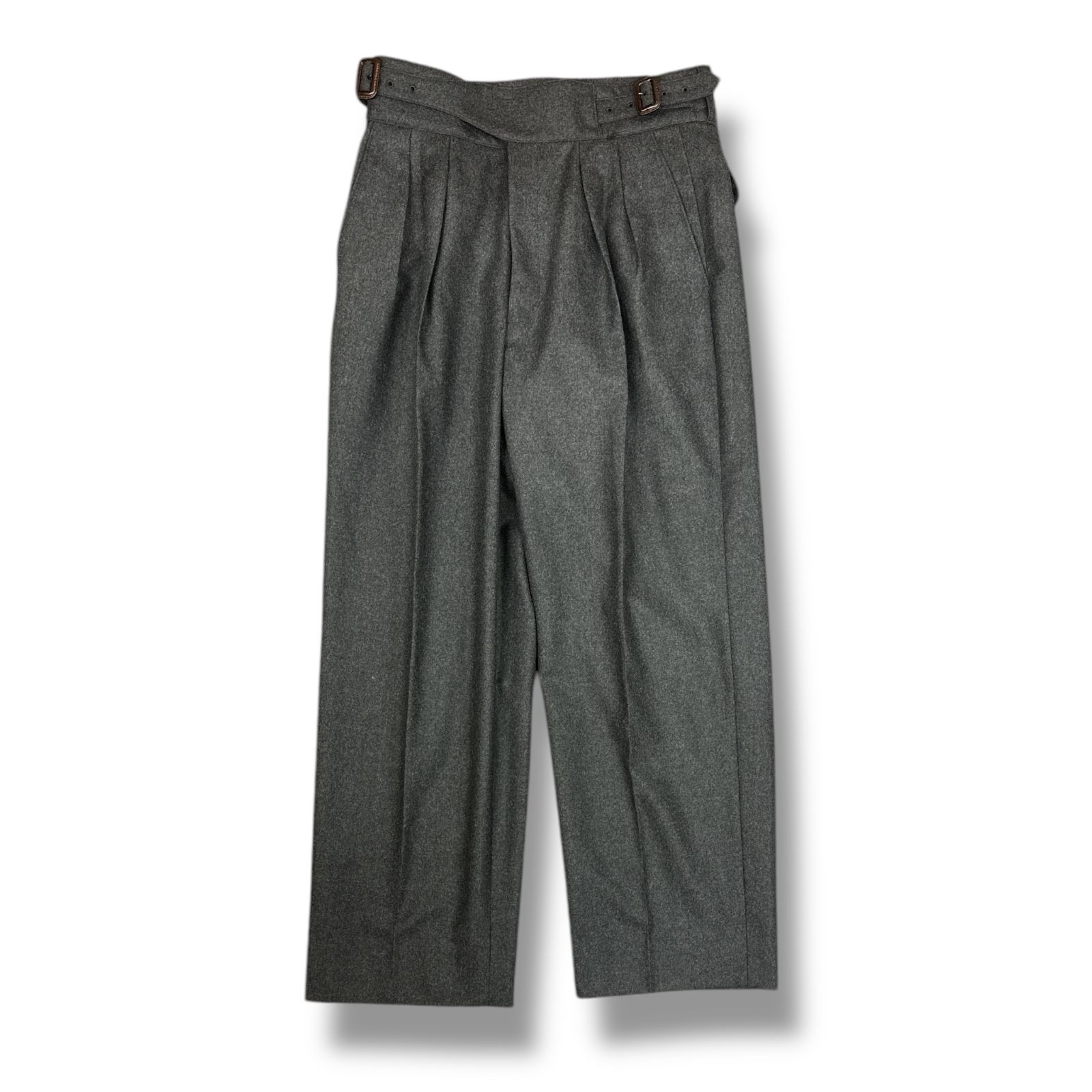 THE RERACS THE GURKHA PANTS グルカパンツ スラックス ザリラクス 23FW-REPT-186-2 チャコール 48 83448A6