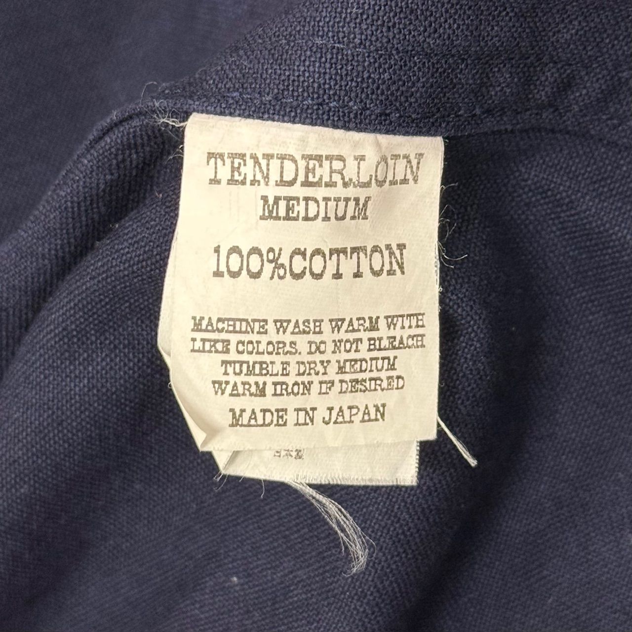 TENDERLOIN コットンダックフィールドベスト テンダーロイン ネイビー 