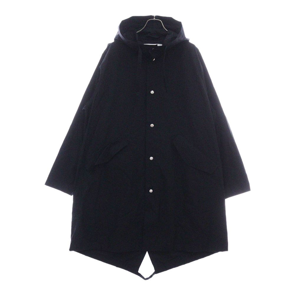 22SS JIL SANDER ジルサンダー バックロゴ モッズコート JIL SANDER (ジルサンダー) バックロゴプリント フード付き