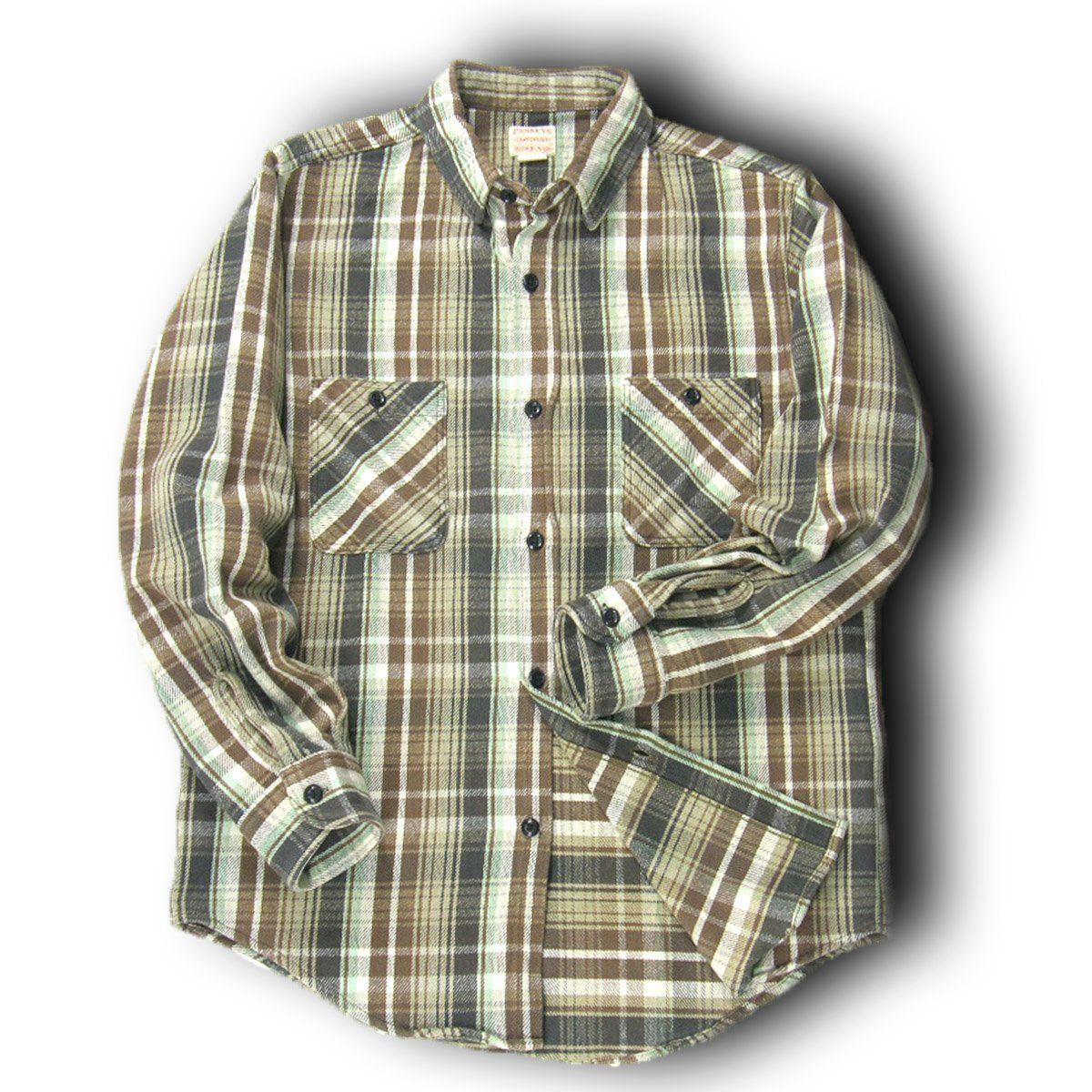 ELECTRIC COTTAGE 長袖 ネルシャツ ☆90s☆GOOD ENOUGH × ELECTRIC