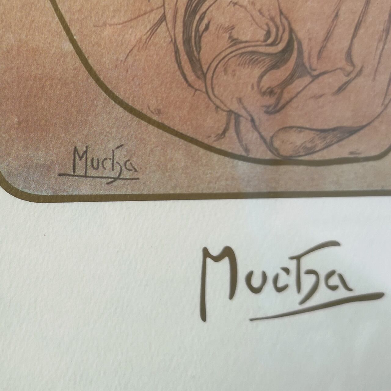 Mucha(アルフォンス ミュシャ）薔薇 ローズ 額付き - メルカリ